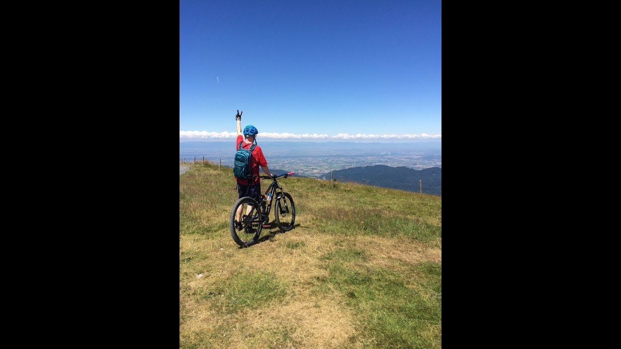 MTB-Tour auf den Belchen im Schwarzwald (1414m), geniale Singletrail-Abfahrt