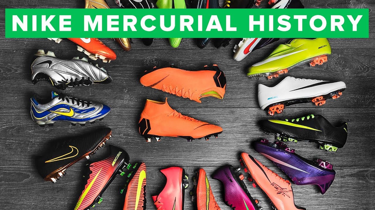 NIKE MERCURIAL - the history of all Nike Mercurial Vapor & Superfly football boots