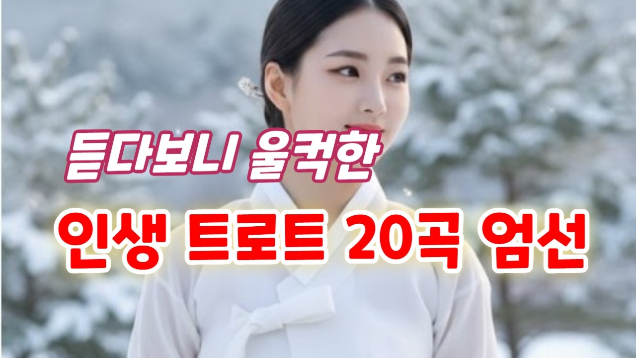 가슴에 내리는 감동  듣다 보니 울컥한  명품 트롯발라드 20곡 연속재생