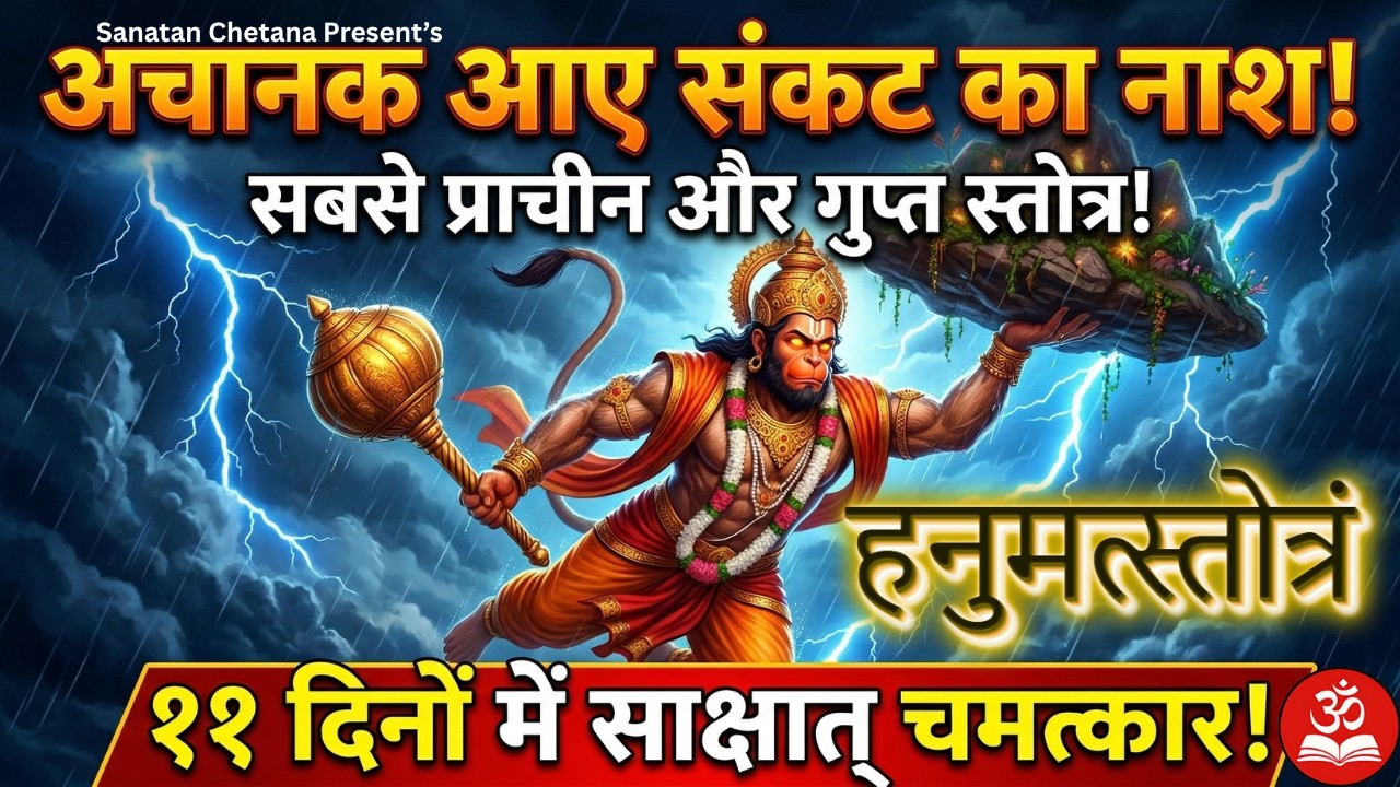 हनुमत्स्तोत्रं - अचानक आए संकटों को भस्म करने वाला महामंत्र | Hanumat Stotram for Ultimate Miracles
