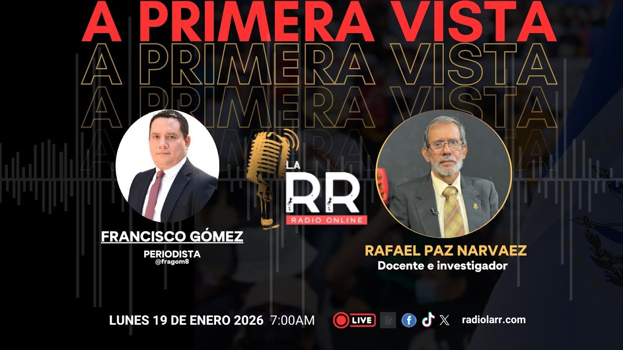 A Primera Vista con Rafael Paz Narváez, Docente e investigador. 19-01-2026