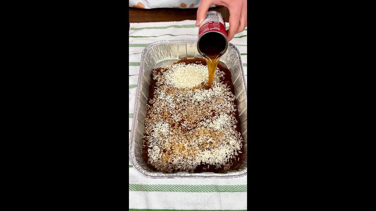 Французская луковая запеканка с рисом | Простой сырный гарнир на одной сковороде