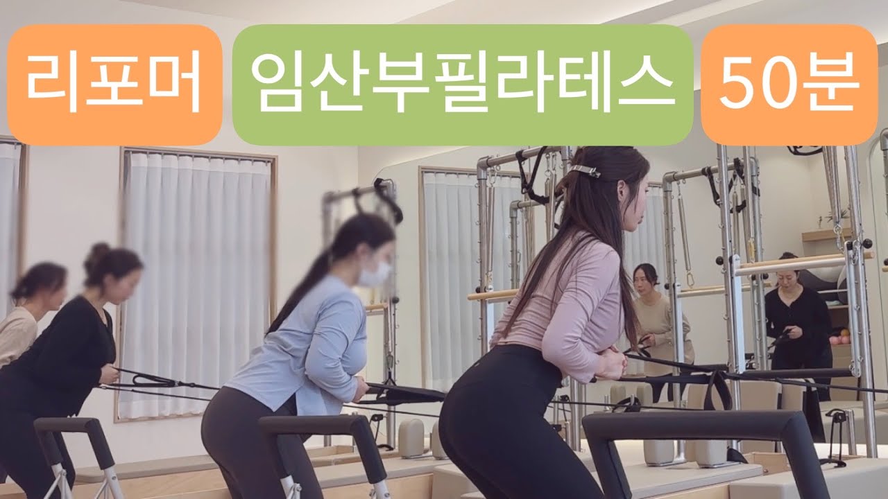 리포머 임산부 필라테스:🦋50분🦋 산모의 자기효능감을 향상시키는 임산부 필라테스