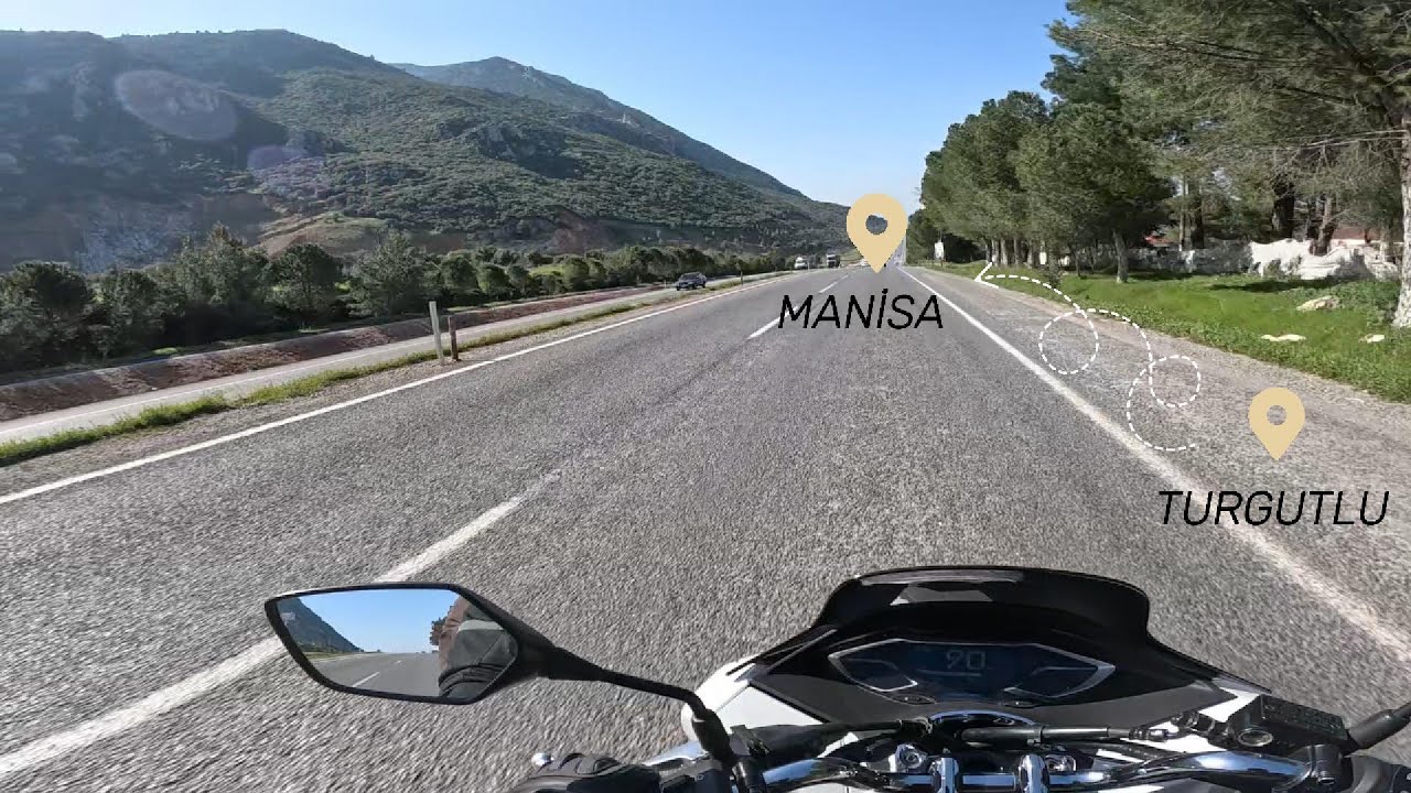 HONDA PCX 125 - TURGUTLU-MANİSA YOLU MOTOVLOG