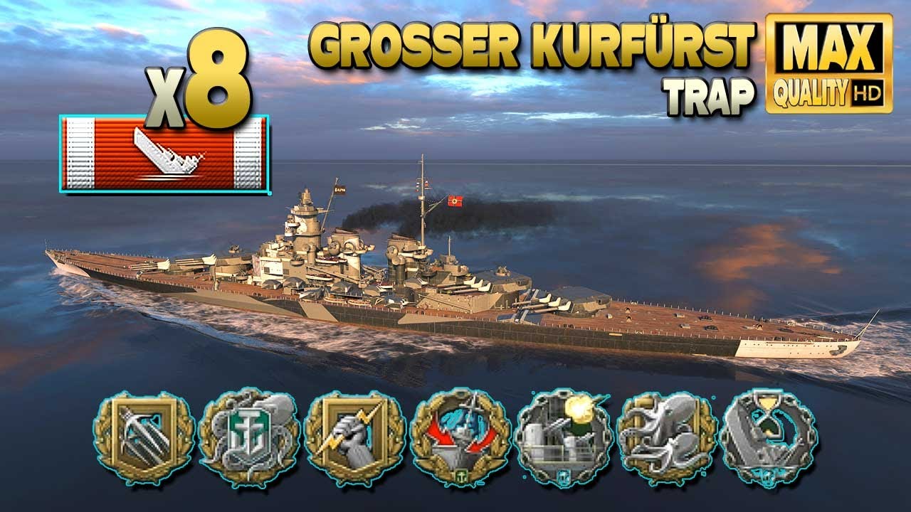 Pancernik Grosser Kurf&uuml;rst: p&oacute;źny zwrot - World of Warships