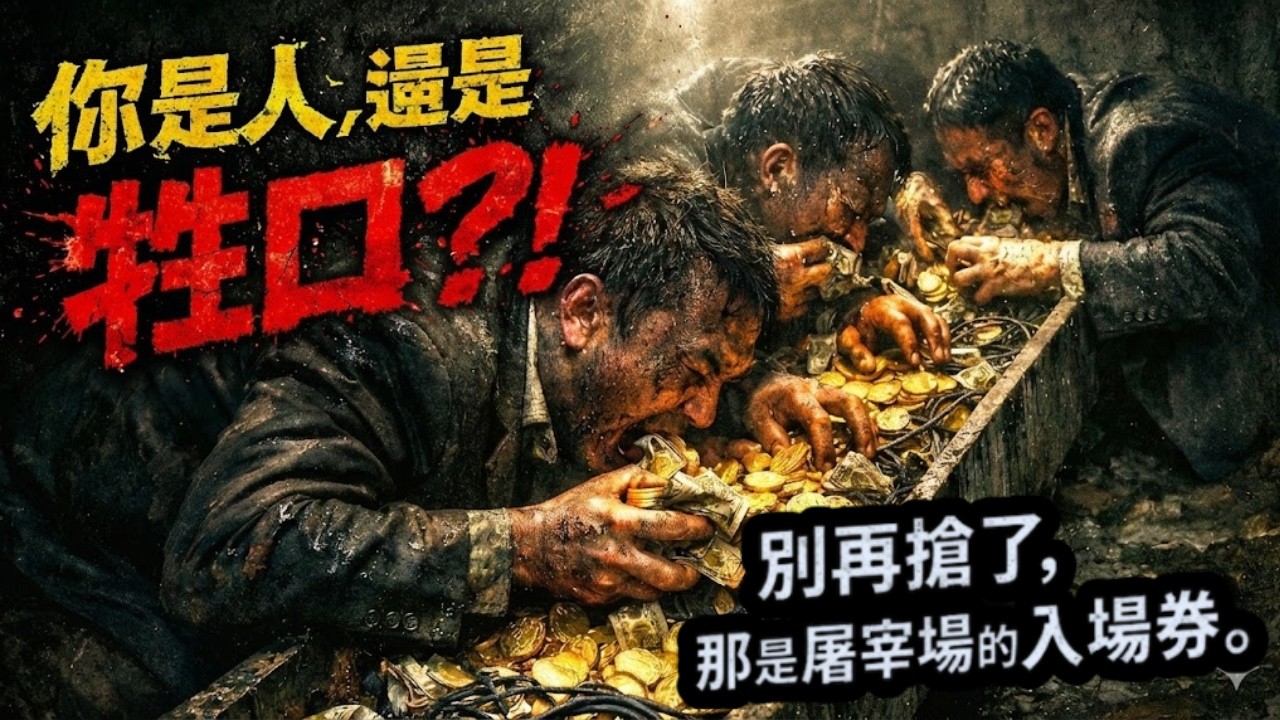 別吃了！那不是薪水，是屠宰場的『催肥飼料』。2026 數位越獄：你想當覺醒者，還是被圈養的人礦牲口？