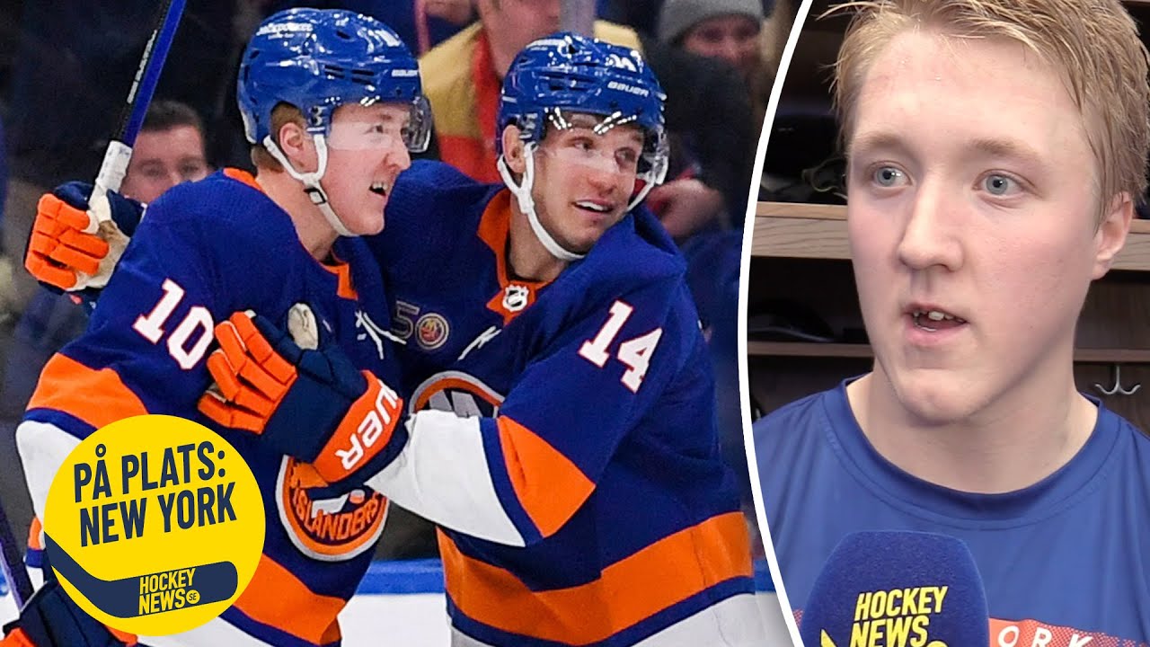 22-årige svensken om chansen med Horvat och Barzal: 