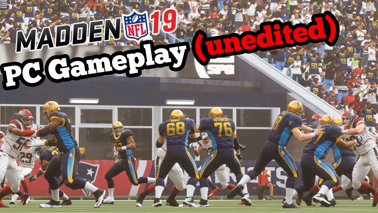Madden 19 PC Gameplay - Madden 19 Gameplay Leak (Unedited)
