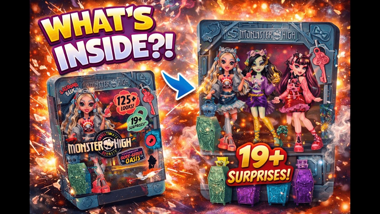 Monster High Skulltimate Secrets Unboxing 😱 19+ Surprises Inside!