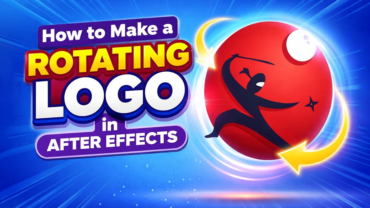 How to Make a Rotating Logo in After Effects | Step-by-Step