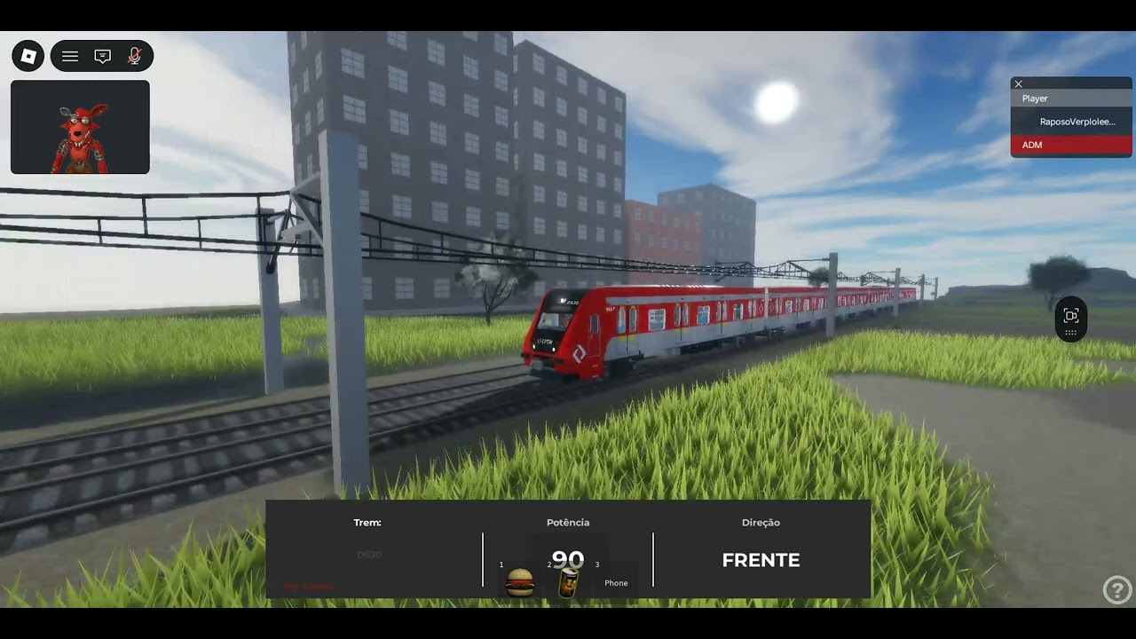 Dirigindo Trem da Garagem ate Estaçao Verazar Paulista
