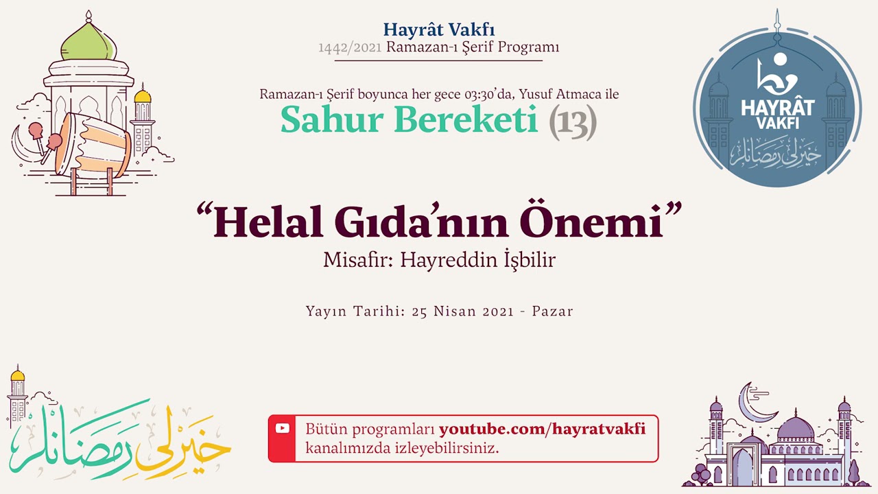 Helal Gıda'nın Önemi - Misafir: Hayreddin İşbilir (Sahur Bereketi)