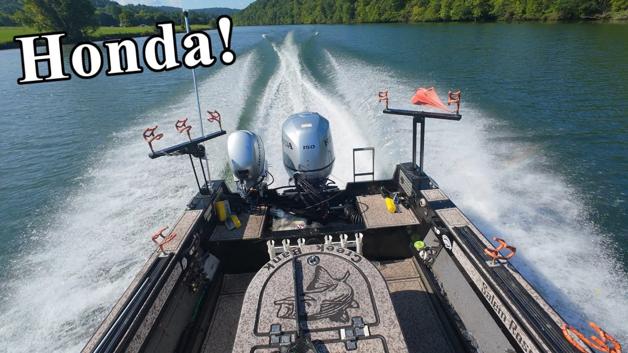 Honda 150 HP Outboard In Action!!! (on 20 foot HewsCraft Sportsman)