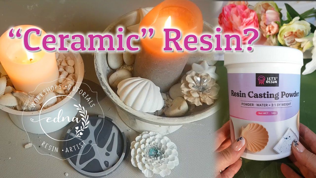 Керамическая смола с Let's Resins MAGIC CURE | Отделка, имитирующая керамику, — это легко!