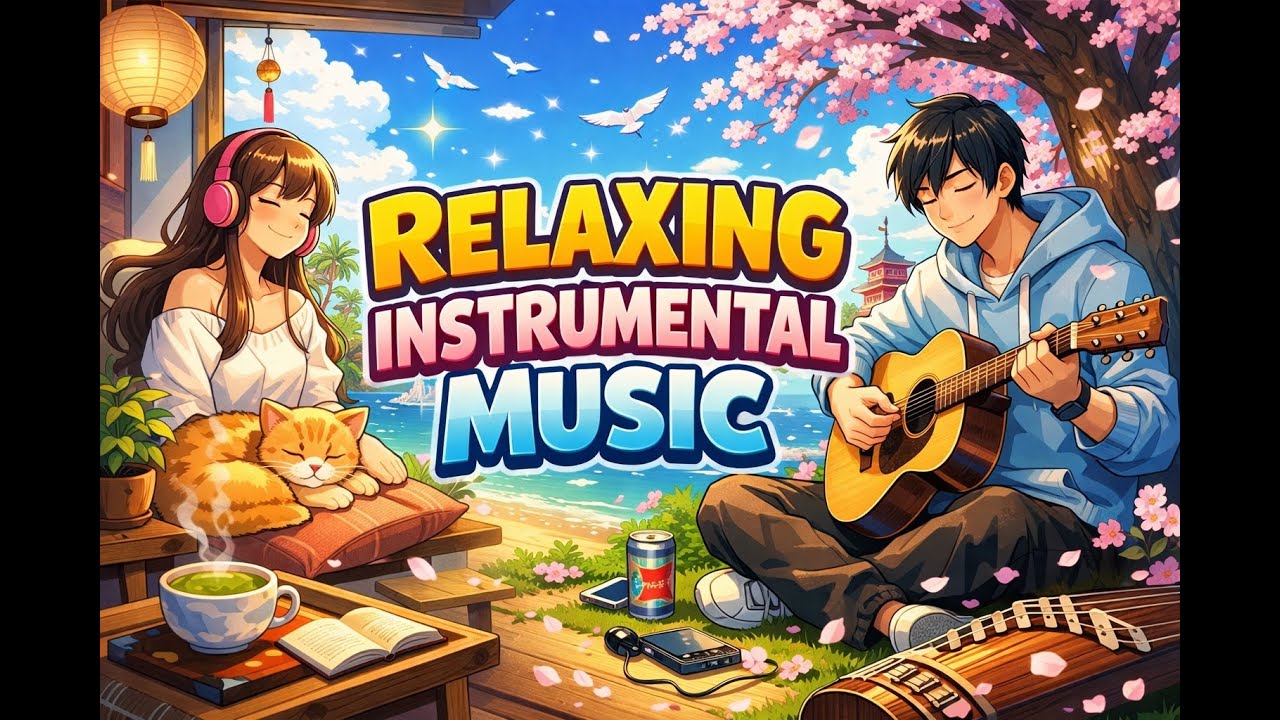 Relaxing Instrumental Music for Work & Reading 🎹 2 Hours of Calm Focus Background Music