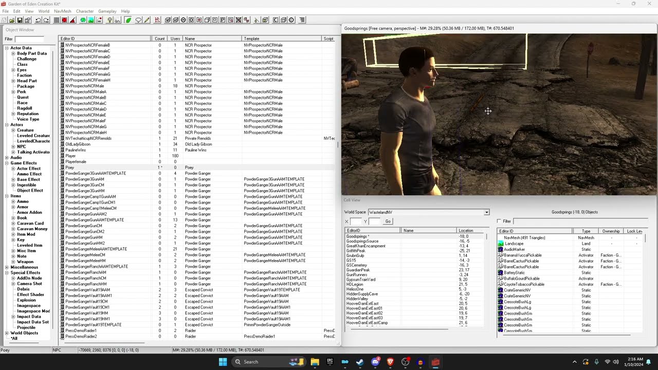 Fallout 3/NV GECK - Dialogue & Lip Sync