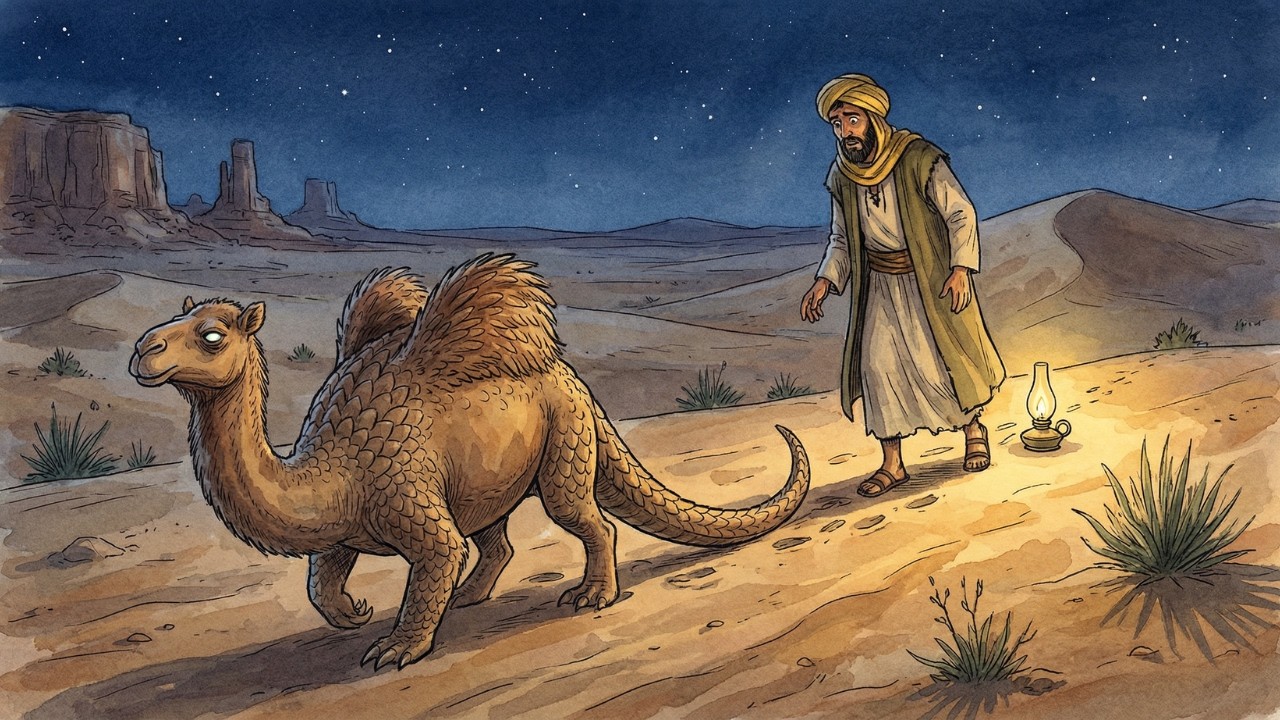 قصة الراعي الذي تبع حيوانًا غامضًا في الصحراء… فاكتشف سرًا لم يكن يجب أن يُعرف