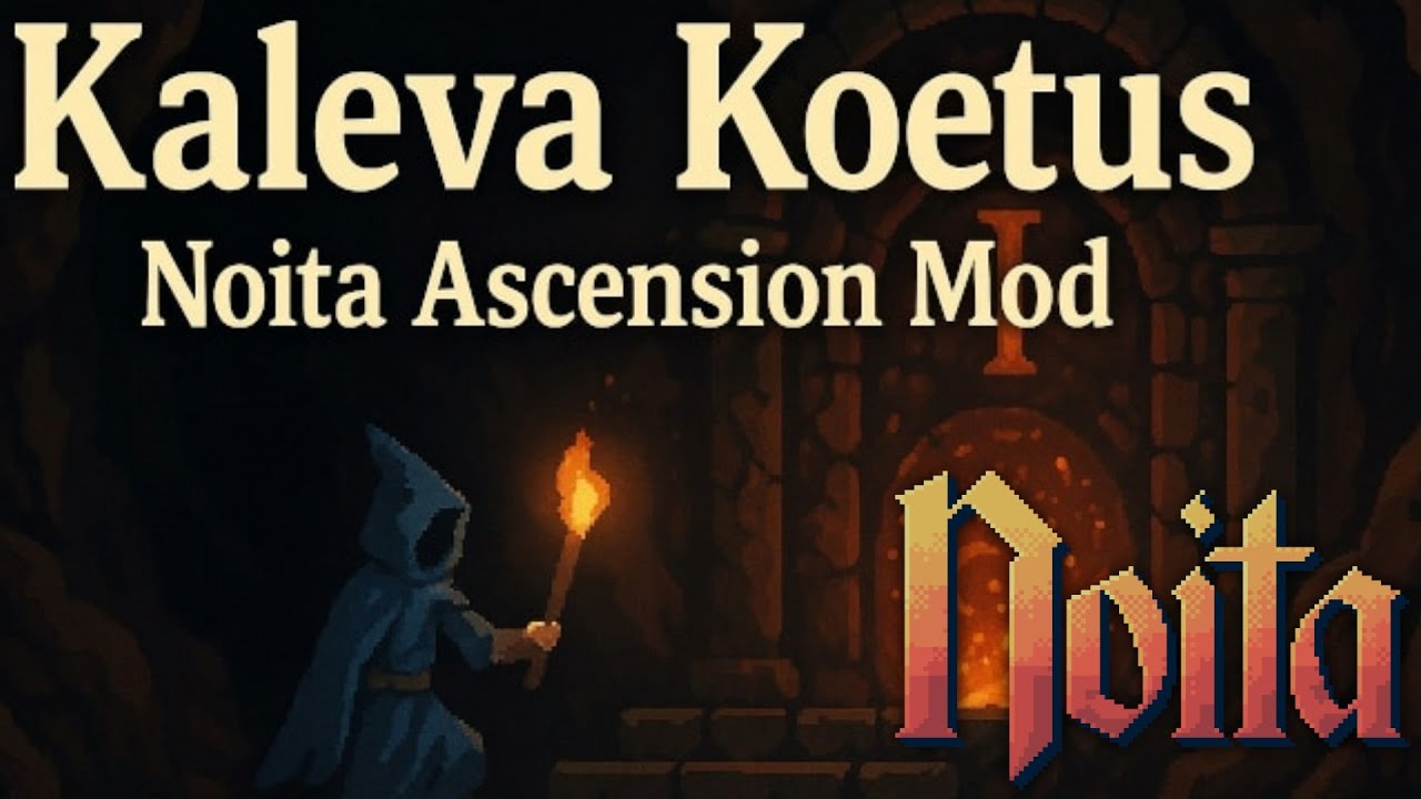 【noita】敵が強化されて、プレイヤーが弱体化するダンジョン【Kaleva Koetus - Ascension MOD】