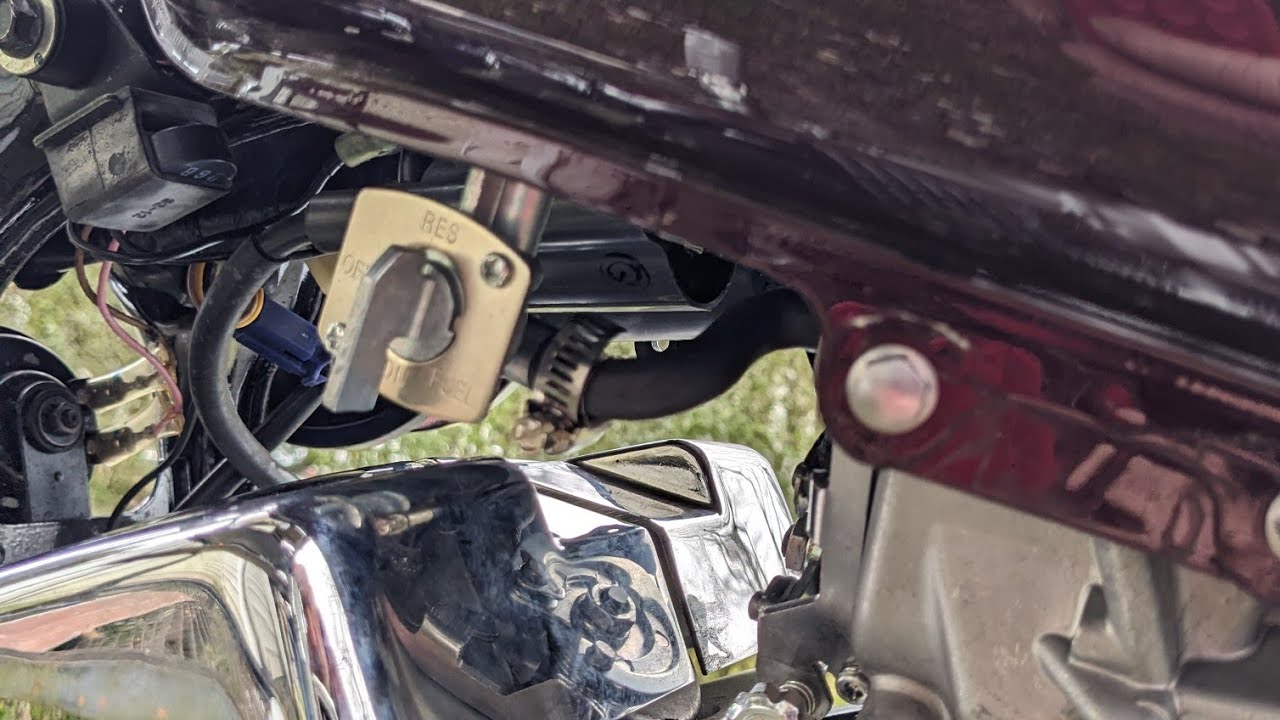 xv250 virago 250 petcock fuel valve  eliminate delete fuel pump🏍️🏍️