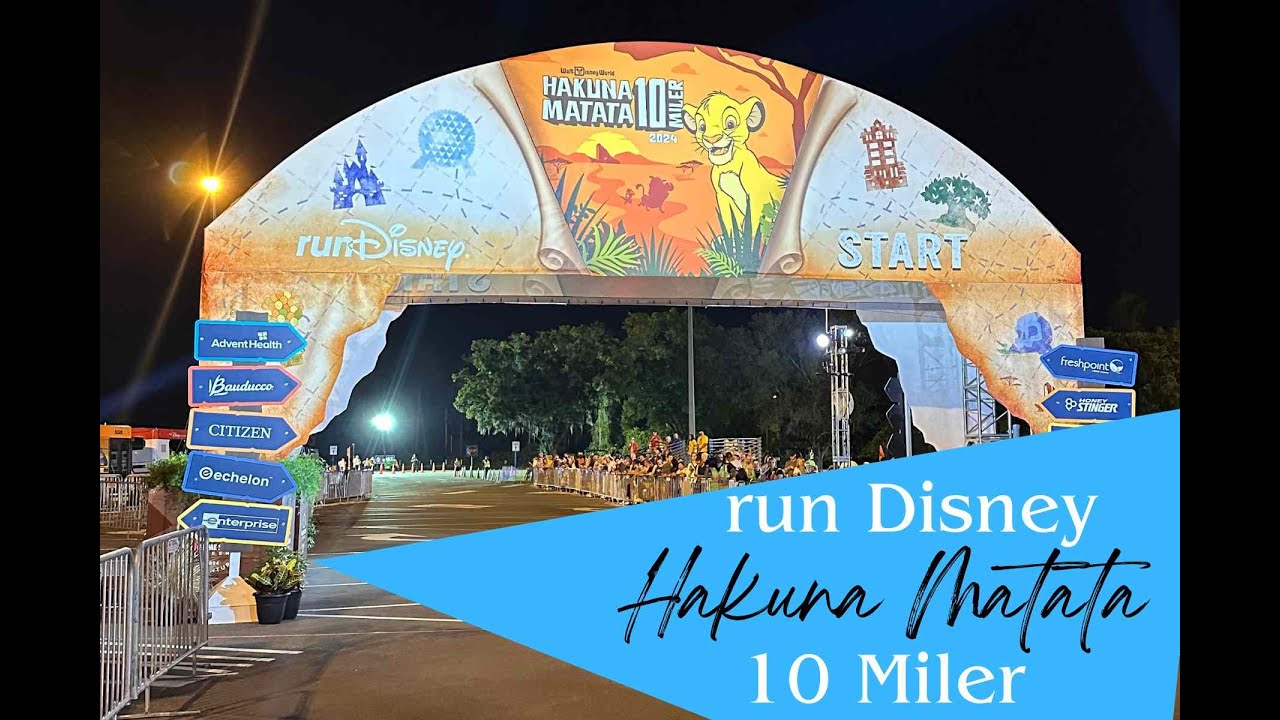 Hakuna Matata 10 Miler: RunDisney Race Day Adventure | Check-In & 10 Mile Journey