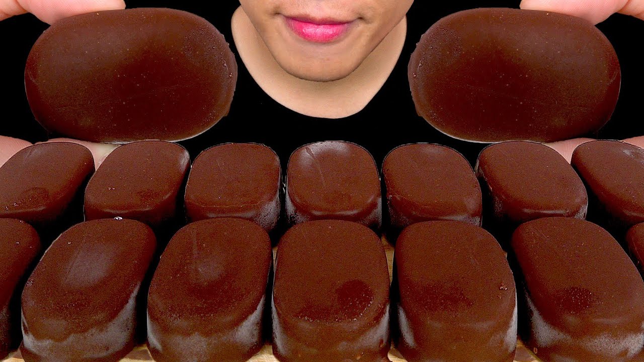 ASMR TICO CHOCOLATE ICE CREAM 티코 초콜릿 아이스크림 먹방 MUKBANG EATING SOUNDS | XENO ASMR