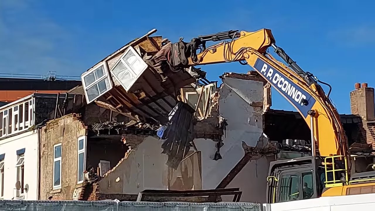 DEMOLITION LONG AND SHORT CHARLES STREET COOKSON STREET BLACKPOOL DEMOLITION 23/10/2025
