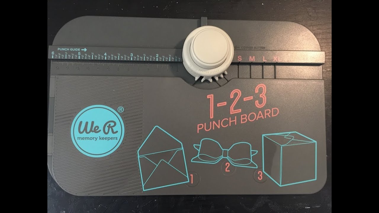 We R Memory Keepers - 1-2-3 Punch Board Tutorial