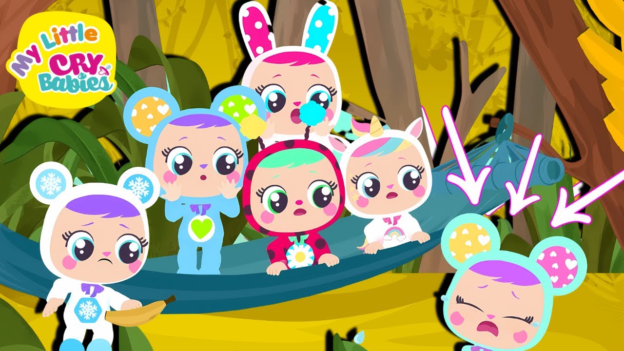 Five Little Monkeys 🐒 Nursery Rhymes | My Little CRY BABIES 👶🍼