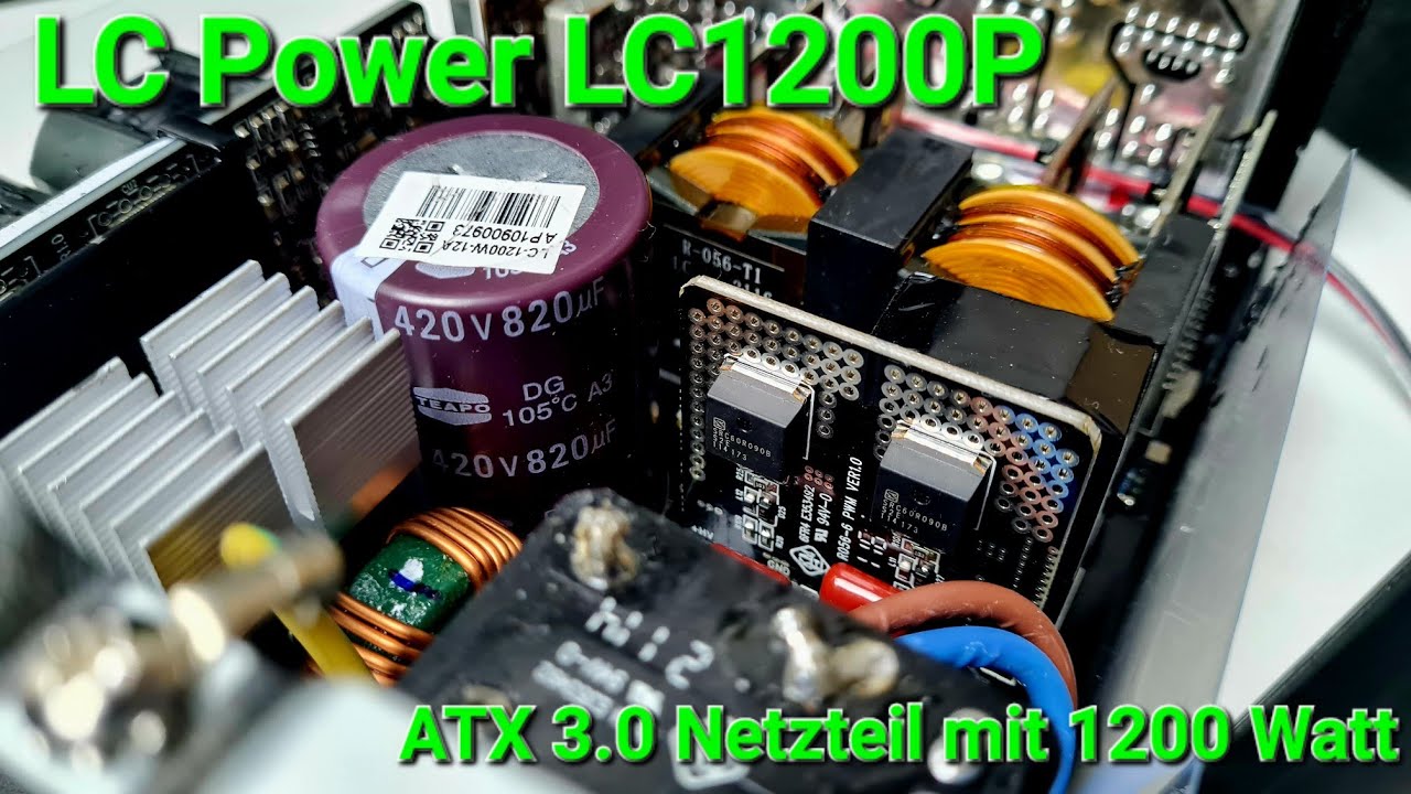 LC POWER LC1200P - 1200 Watt mit ATX 3.0 angeschaut