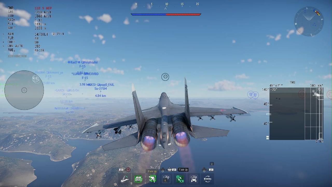 War Thunder_ps5 Su30SM realistic gameplay