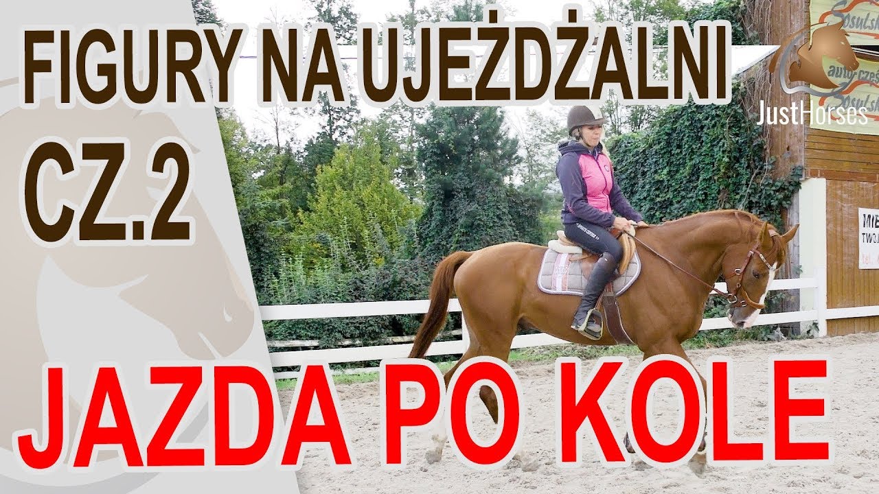 Jazda po kole - Figury na ujeżdżalni cz.2