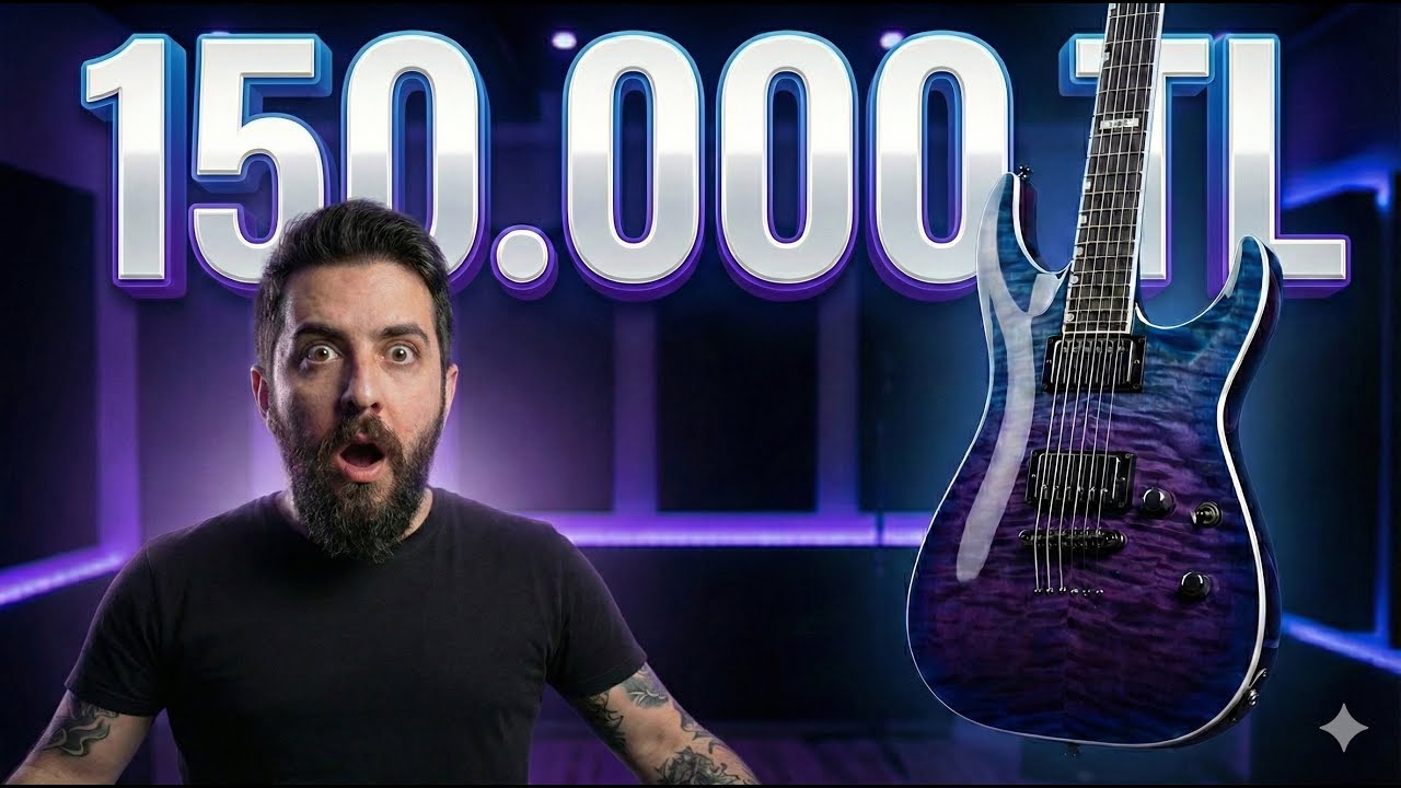 150.000 TL'lik GİTAR - ESP E-II HORIZON NT-II  Elektro Gitar