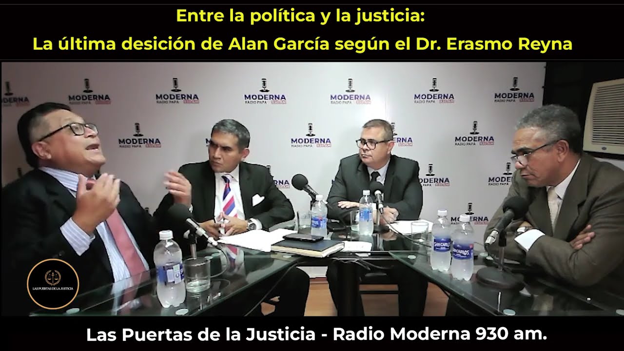 Entre la política y la justicia: La ultima decision de Alan García Pérez según el Dr. Erasmo Reyna
