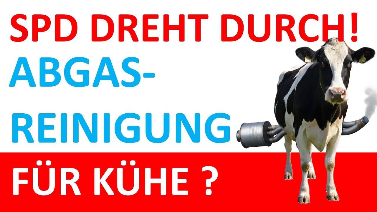 Die Pups-Steuer kommt: Wie Berlin den Bauern auch noch den letzten Furz in Rechnung stellt.