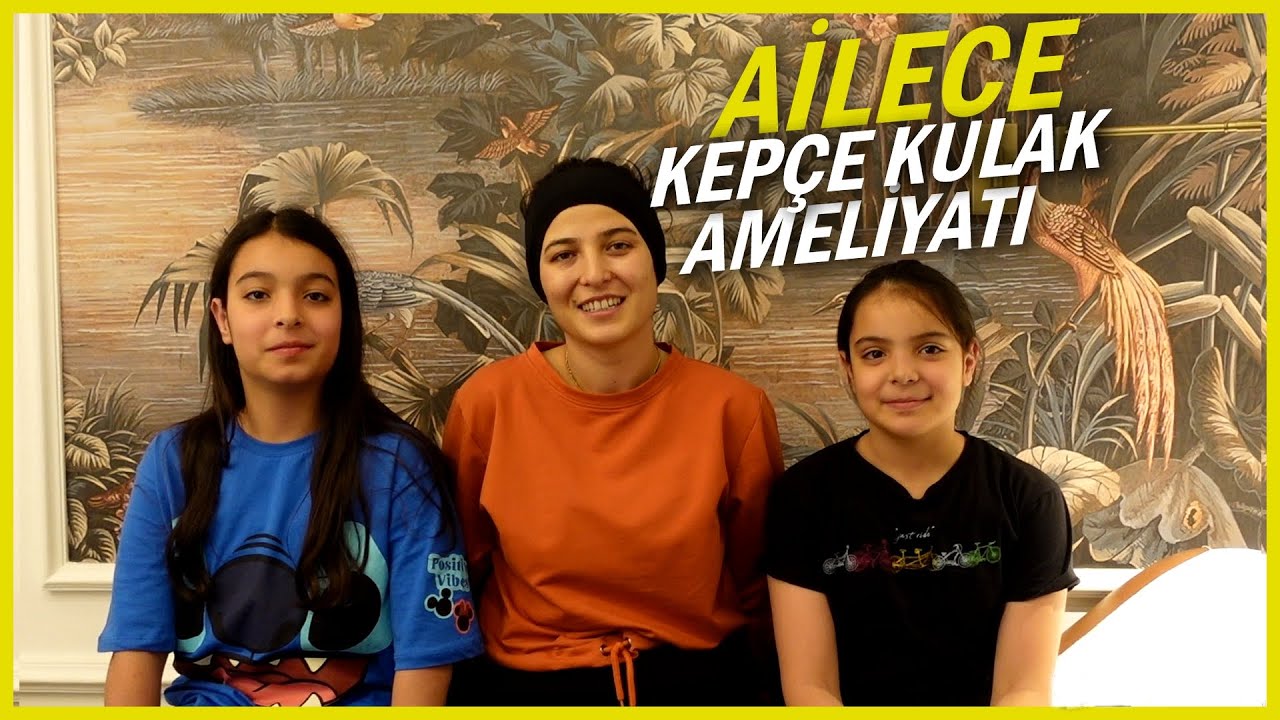 Ailece Kep&ccedil;e Kulak Ameliyatı Olduk! #otoplasty