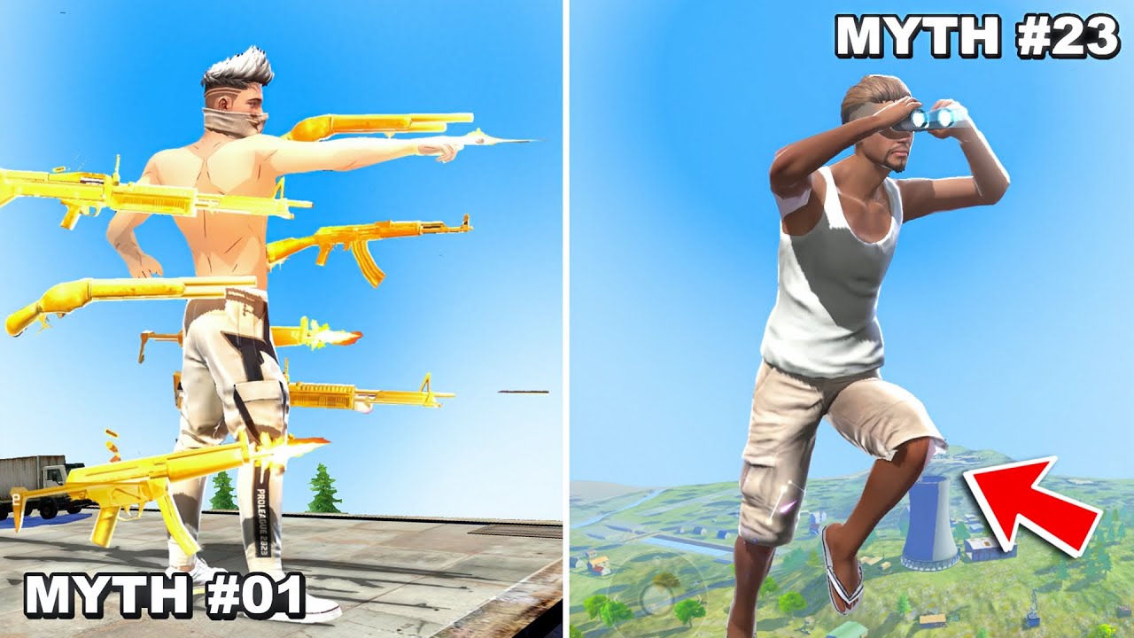 BUSTING 24 FREE FIRE MYTHS IN 24 HOURS!