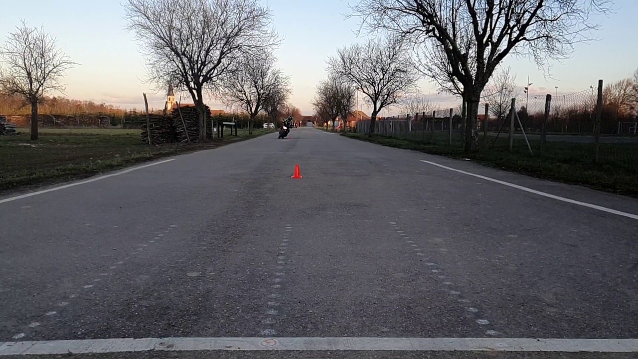 Permis A2 - Le slalom