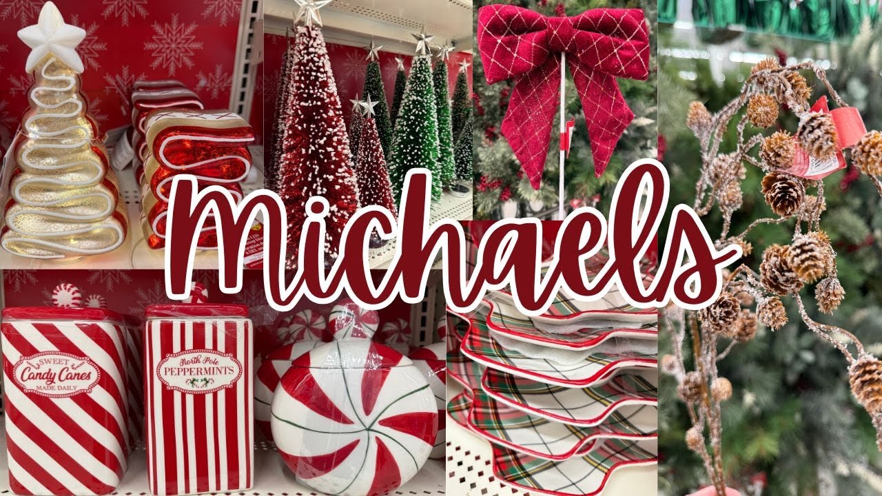 НОВИНКА! Рождественский декор от Michaels Shop With Me 2025 | Плюс красивые стебли!