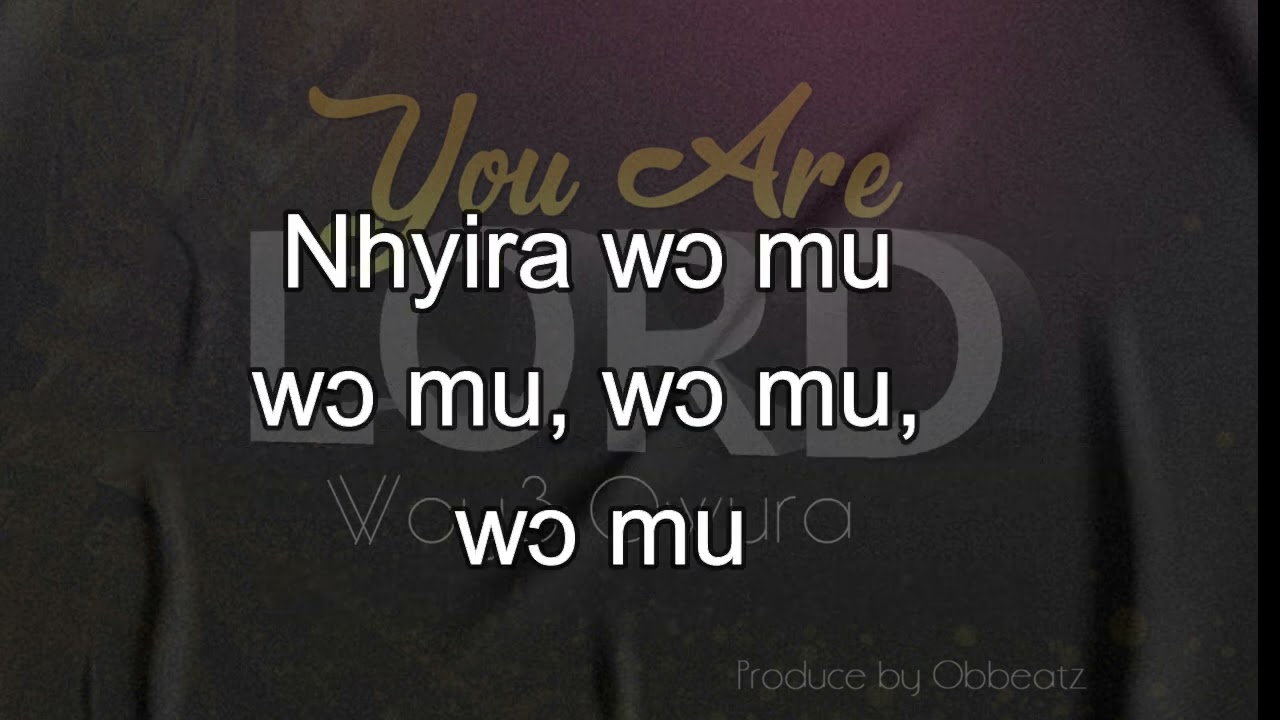 Jude Boakye - WOYE OWURA LYRICS - Ghana Gospel Music