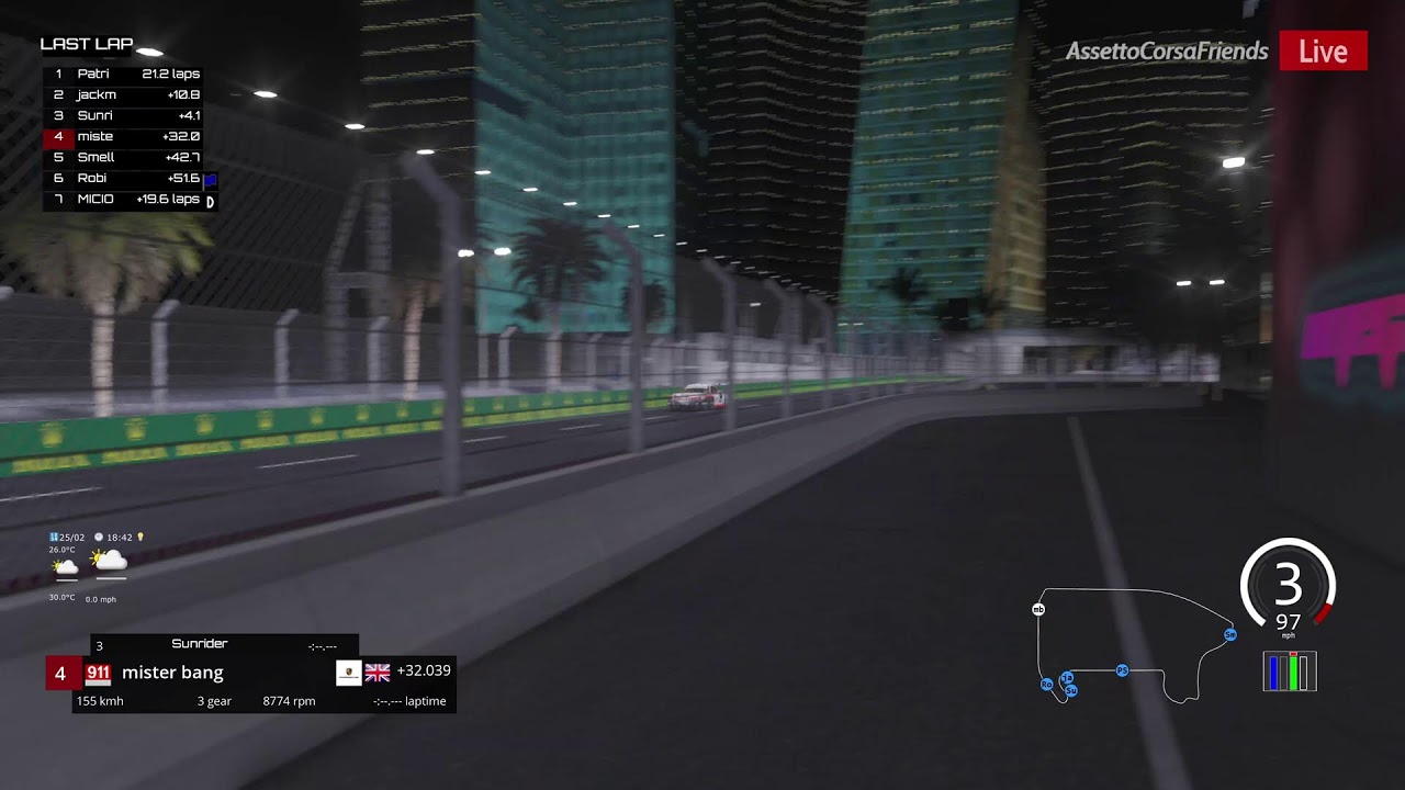 ACF StormX Championship - 911 RSR - Full weather - Round 4, Las Vegas - Live