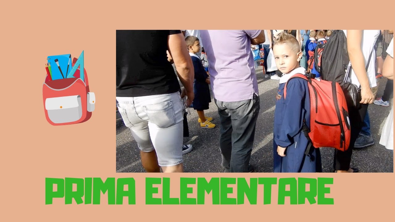 PRIMO GIORNO ALLE ELEMENTARI  #BACKTOSCHOOL