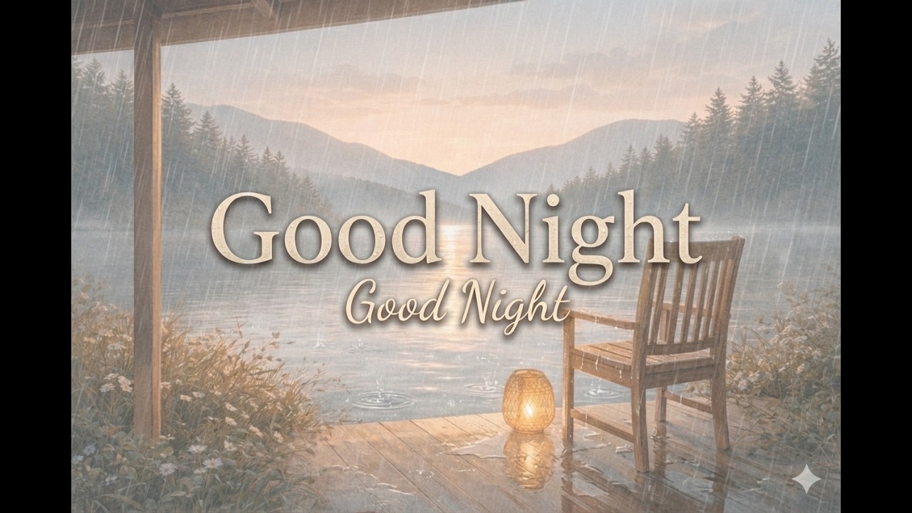 🌙 Night Rain Cabin – Sleep & Deep Relaxation | Piano Sleep