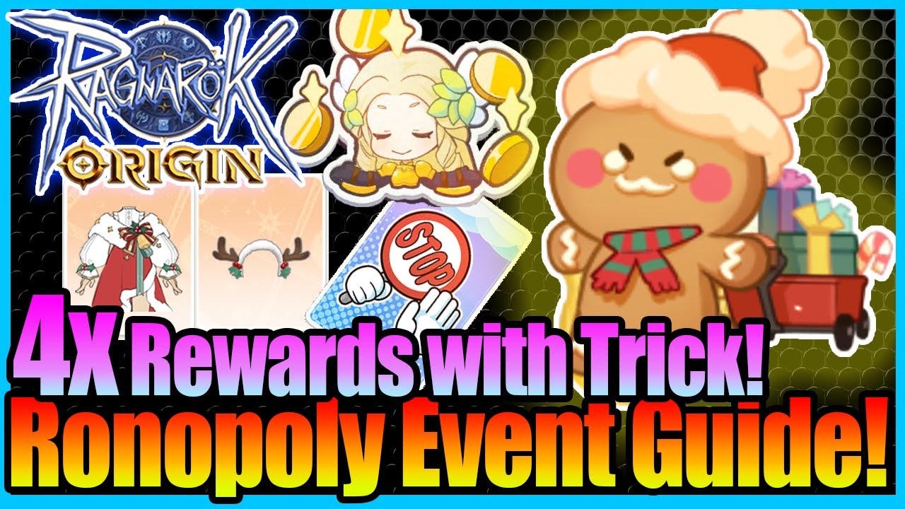 F2P Ronopoly Tricks to GET 4x REWARDs!! + Xmas Costume Review!!  [Ragnarok Origin Global]