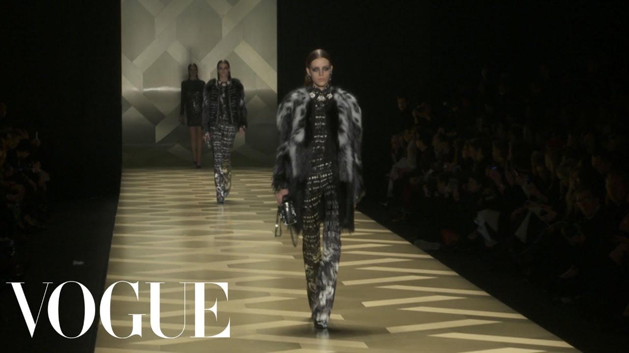 Roberto Cavalli Ready to Wear Fall 2013 Vogue Fashion Week Runway Show