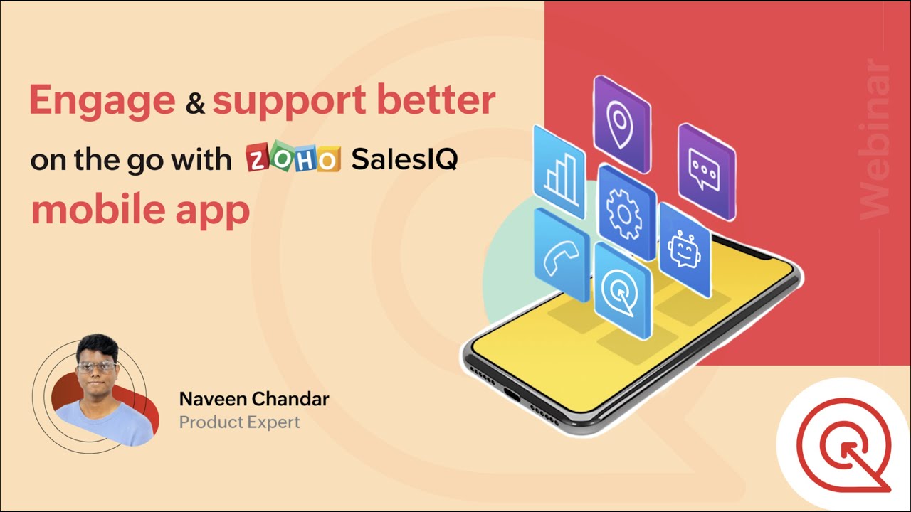 Zoho SalesIQ tutorial- Engage and support better with SalesIQ mobile app