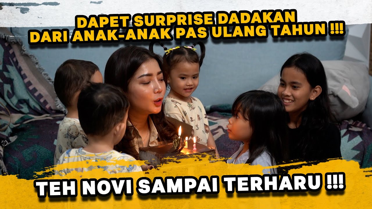 DAPET SURPRISE DADAKAN DARI ANAK-ANAK SAAT ULANG TAHUN !!!