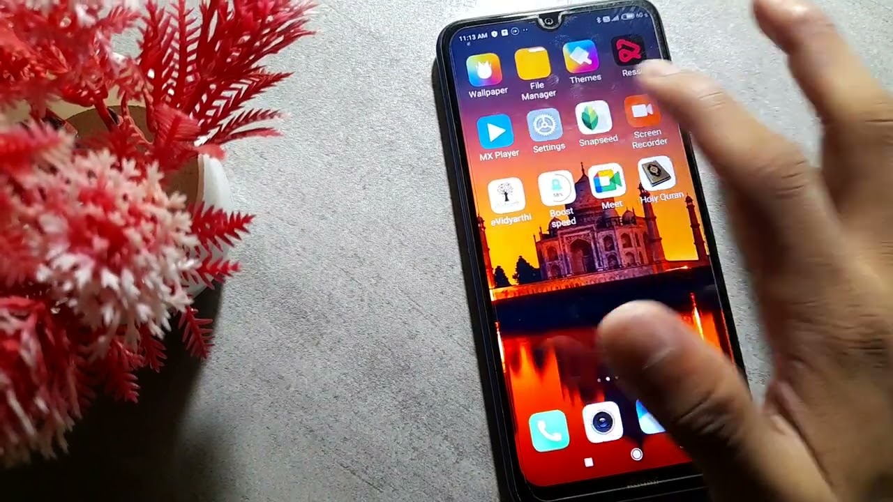 how to on night mode in redmi Note 8 mobile