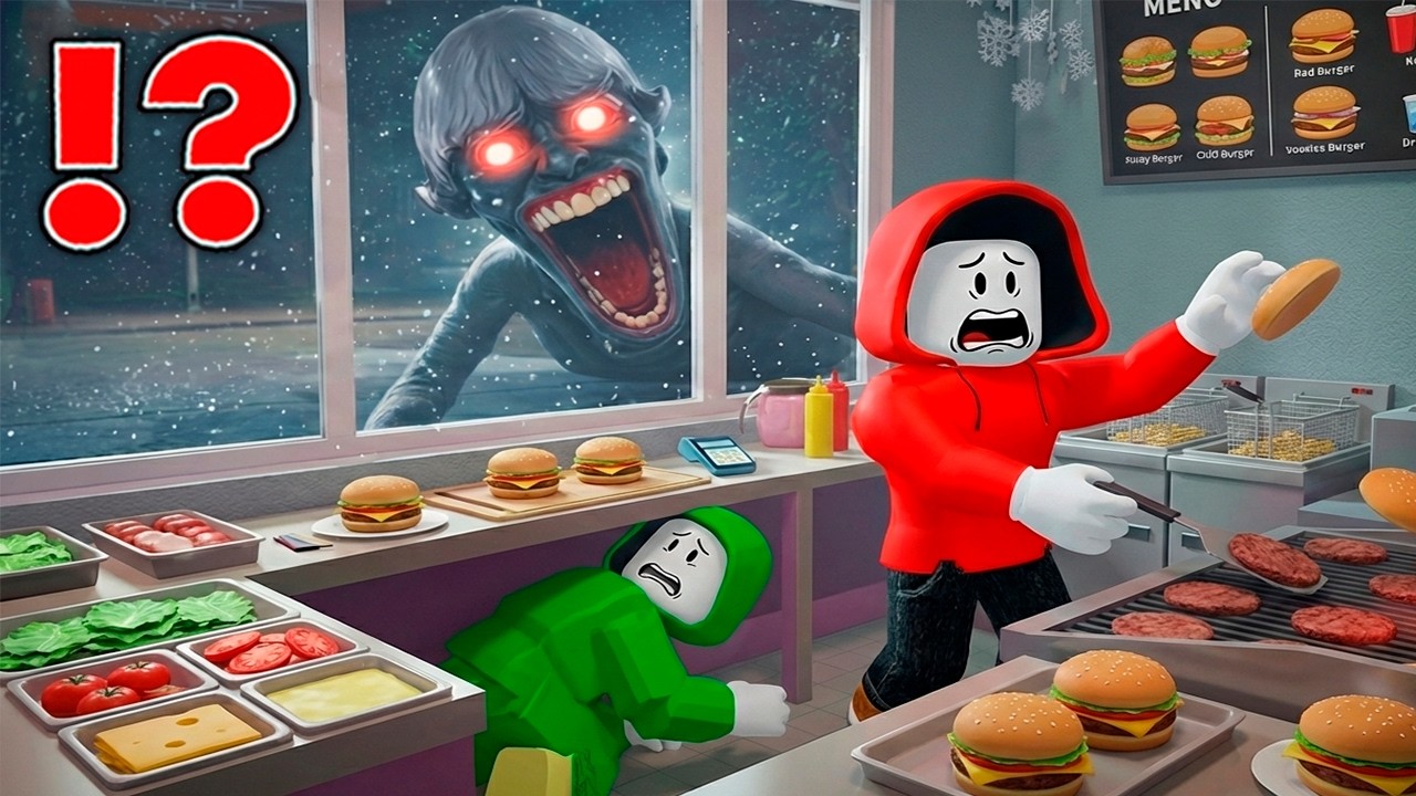 JJ and Mikey's Night 67 Burger Kiosk !? (Maizen Roblox)