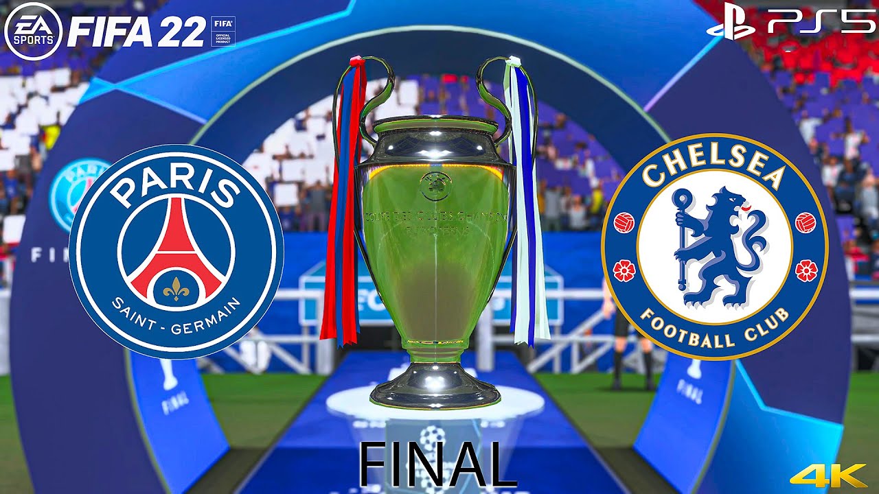 FIFA 22 PS5 - PSG Vs Chelsea - UEFA Champions League Final Match - 4K Gameplay HDR