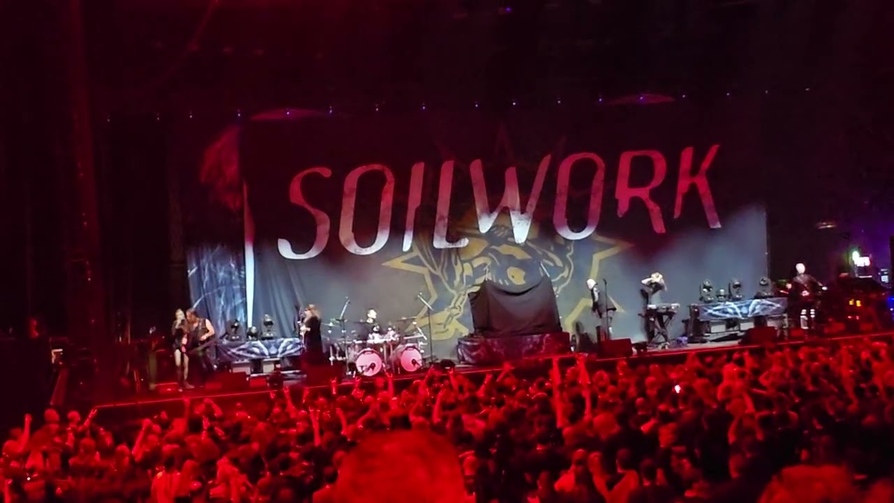 Soilwork - Full concert Paris Z&eacute;nith La Villette 13/10/2026 en premi&egrave;re partie de Amon amarth